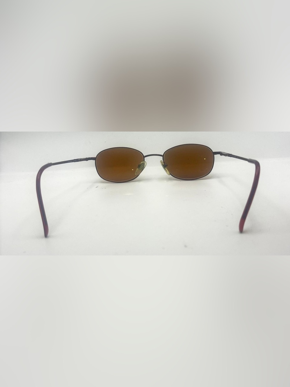 Alain Afflelou 029 Brown Oval Metal Sunglasses Frames Only - Picture 6 of 8